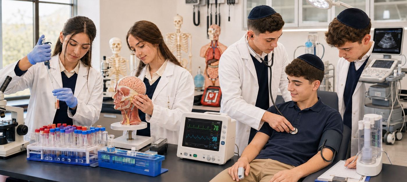 Pre-Med & Medical Sciences elective at Landow Jewish Academy