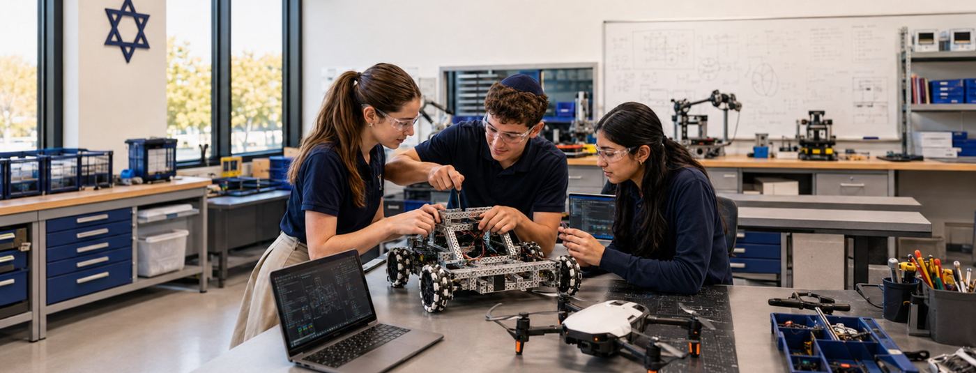 Robotics & Drones elective at Landow Jewish Academy