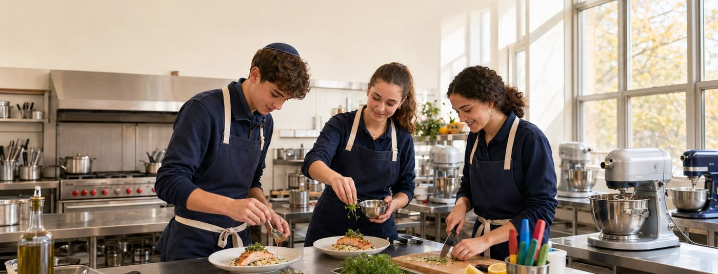 Culinary Arts elective at Landow Jewish Academy