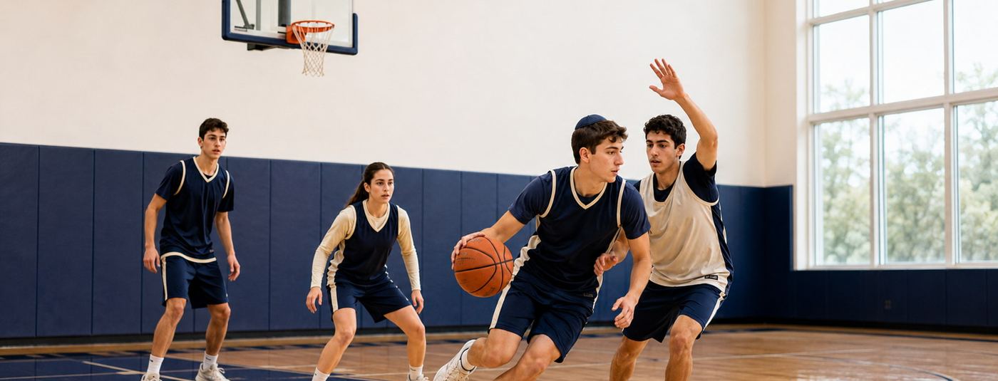 Basketball elective at Landow Jewish Academy