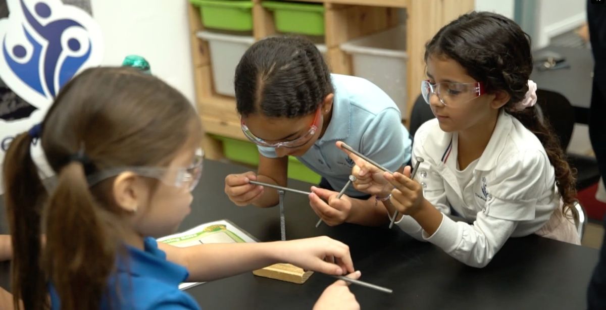 Students in class